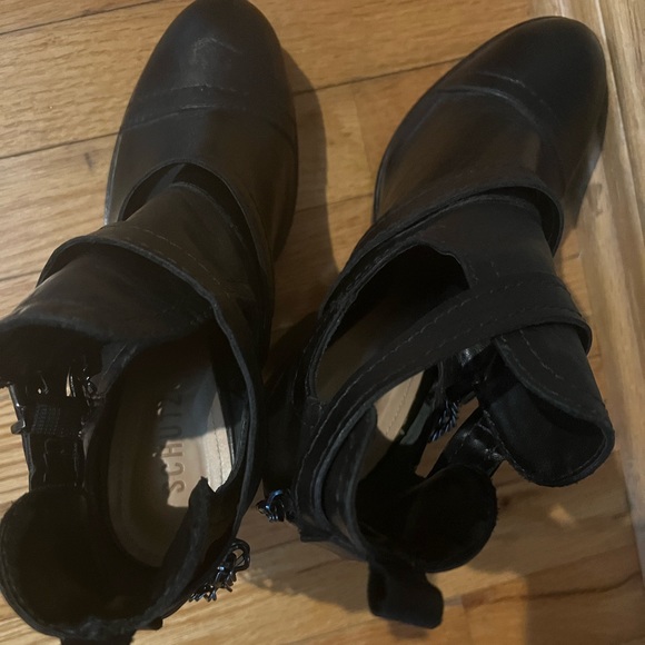 SCHUTZ booties leather size EUR 40 =USA 9.5 - Picture 3 of 6